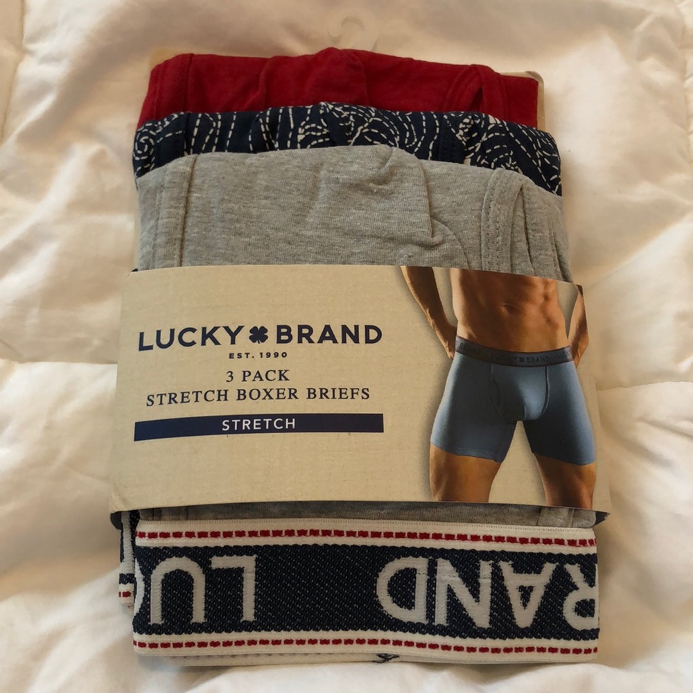 3 Pack Stretch Boxer Briefs